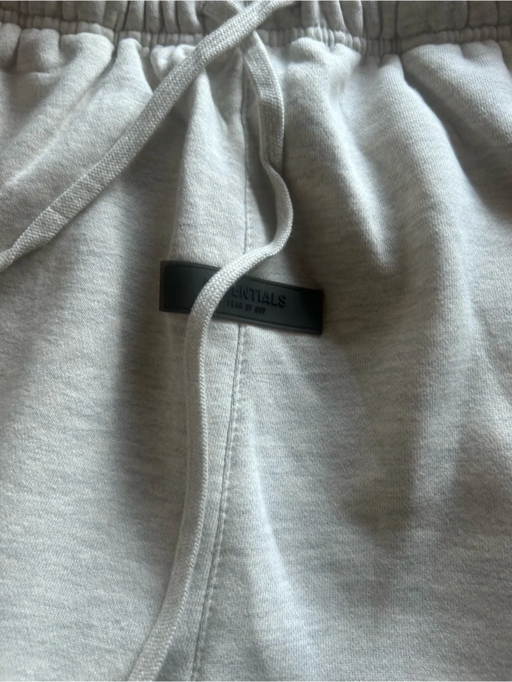 Fear of God Essentials Men’s Light Gray Fleece Shorts